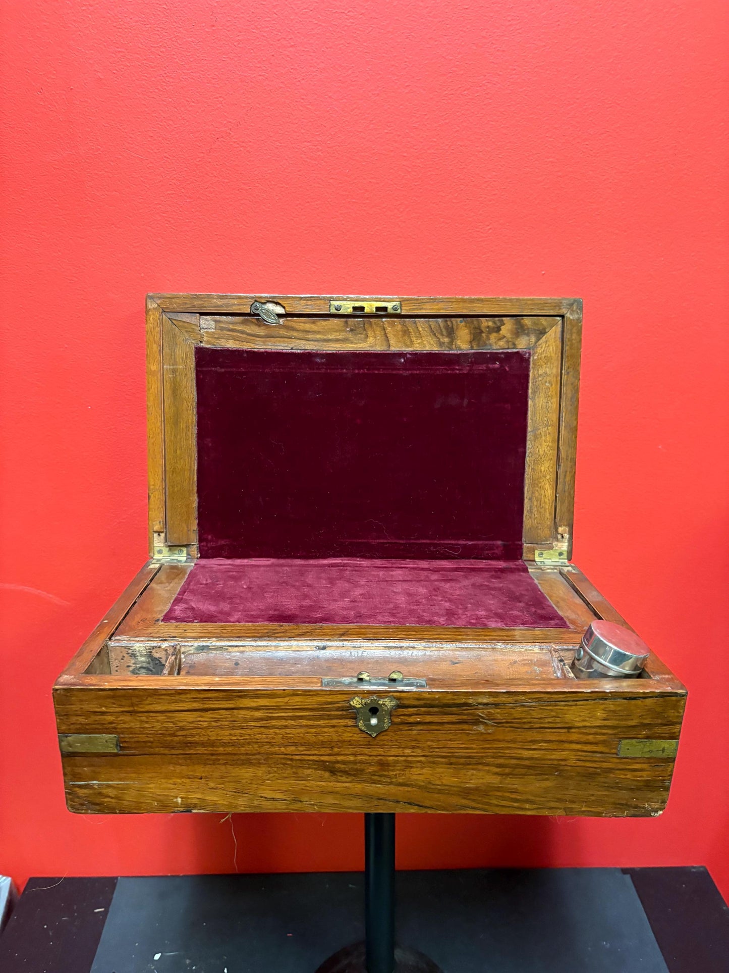 English antique 14 x 8 x 5.5 laptop desk not perfect so see photos and very very very good price  nice example