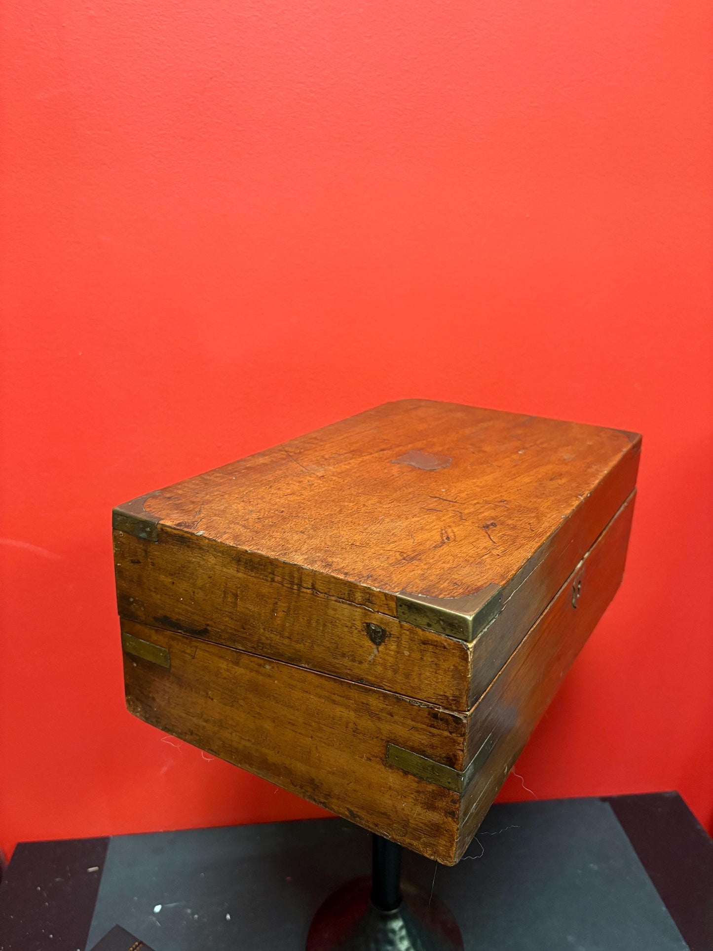 English antique 14 x 8 x 5.5 laptop desk not perfect so see photos and very very very good price  nice example