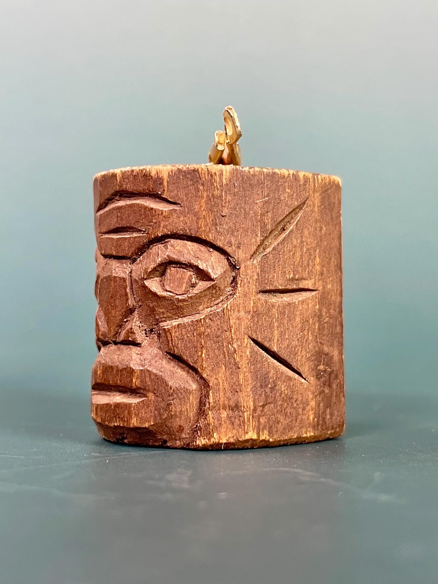 1 inch Indigenous Hand Carved Pendant