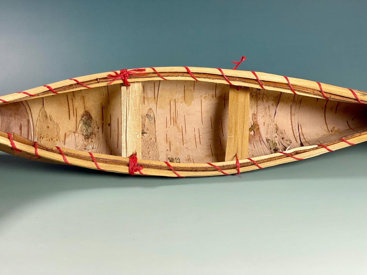 Canadian Vintage Birch Bark Canoe