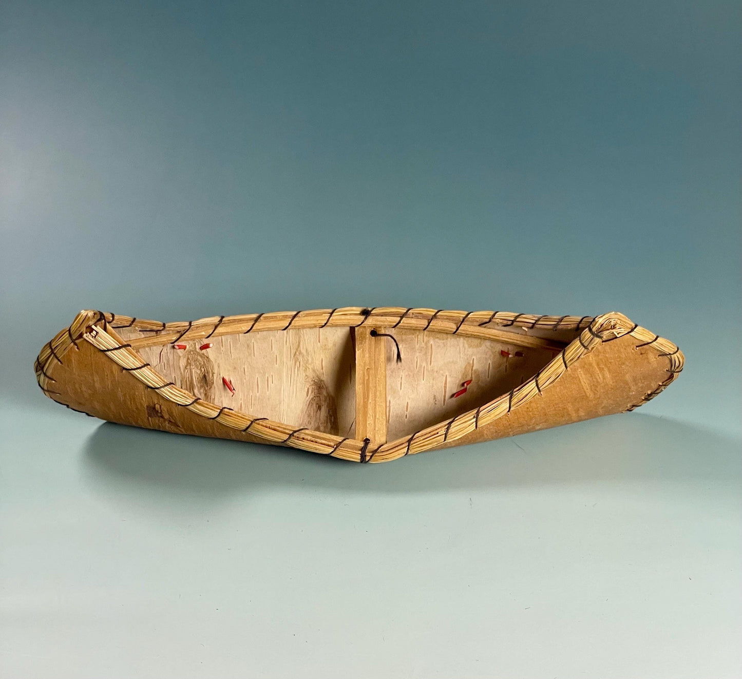Canadian Vintage Birch Bark Canoe