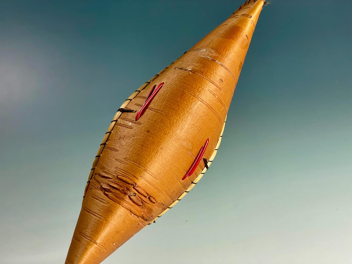 Canadian Vintage Birch Bark Canoe