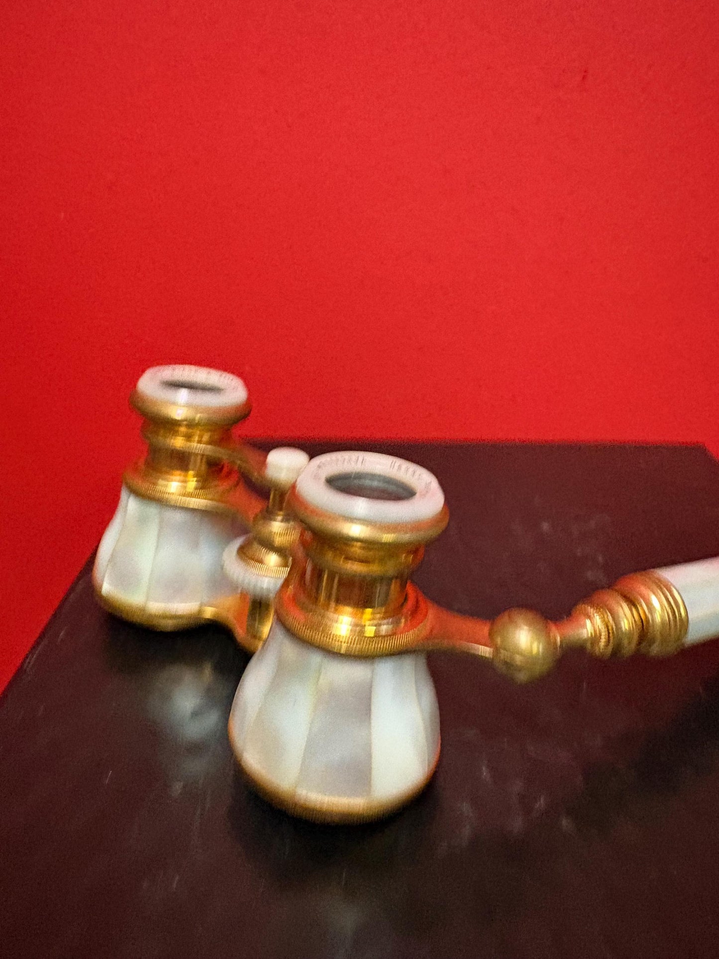 Stunning BIRKS Vancouver, antique mother of Pearl opera  glasses with tiny damage  great price  4 x 6 long