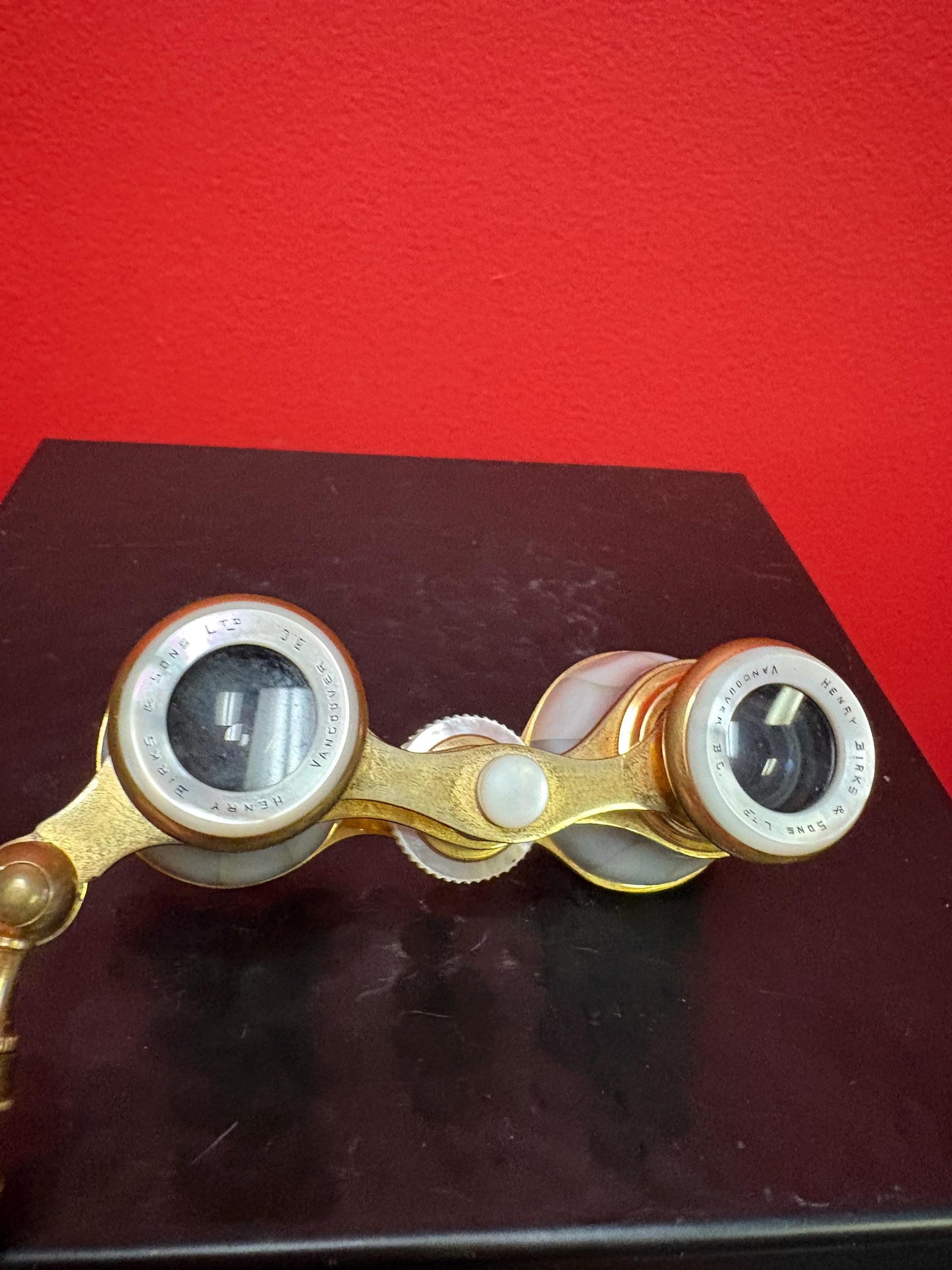 Stunning BIRKS Vancouver, antique mother of Pearl opera  glasses with tiny damage  great price  4 x 6 long