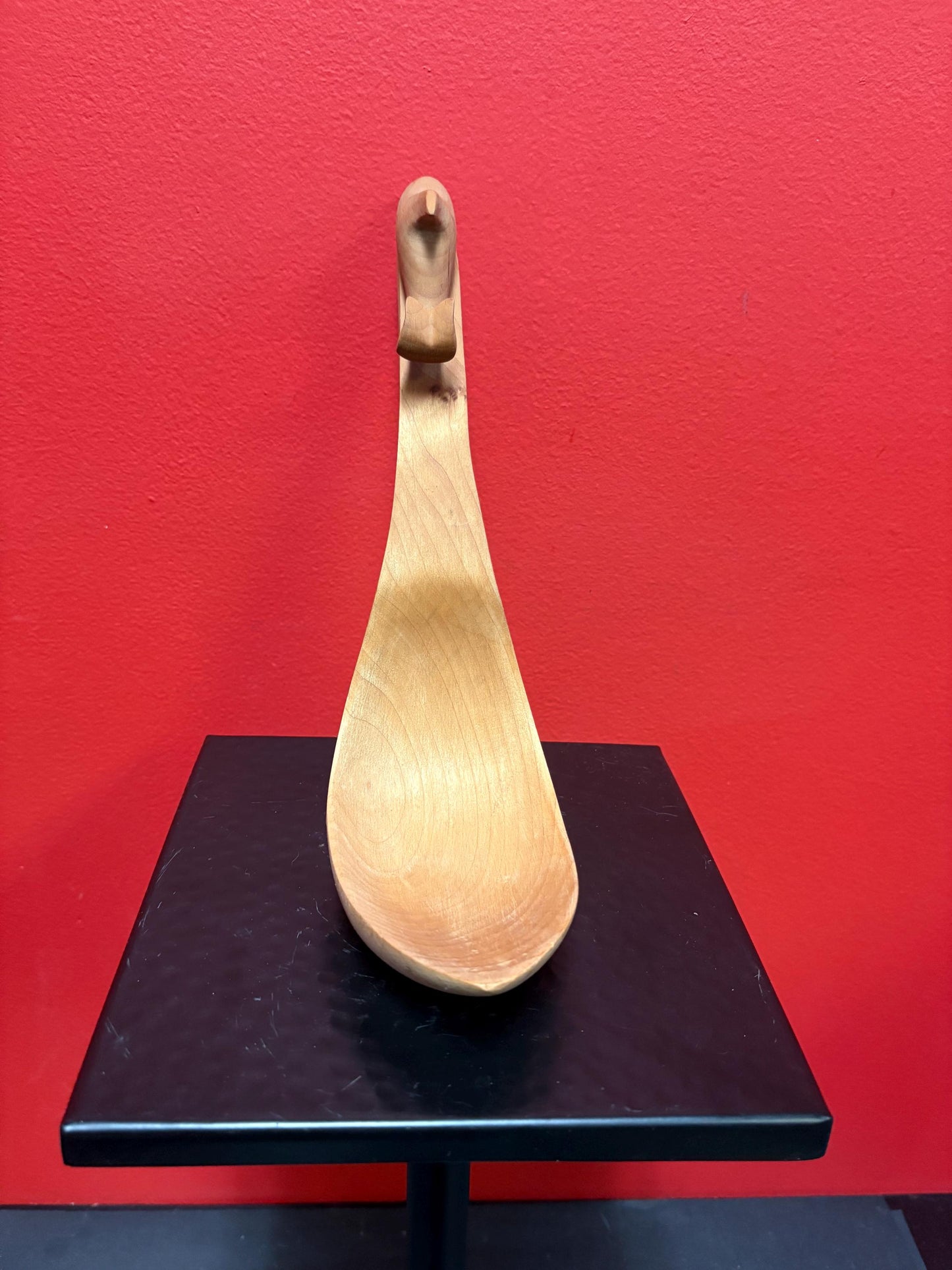Simply perfect 11 inch long indigenous first nations killer whale cedar feast spoon  so simple and detailed  great gift - wow