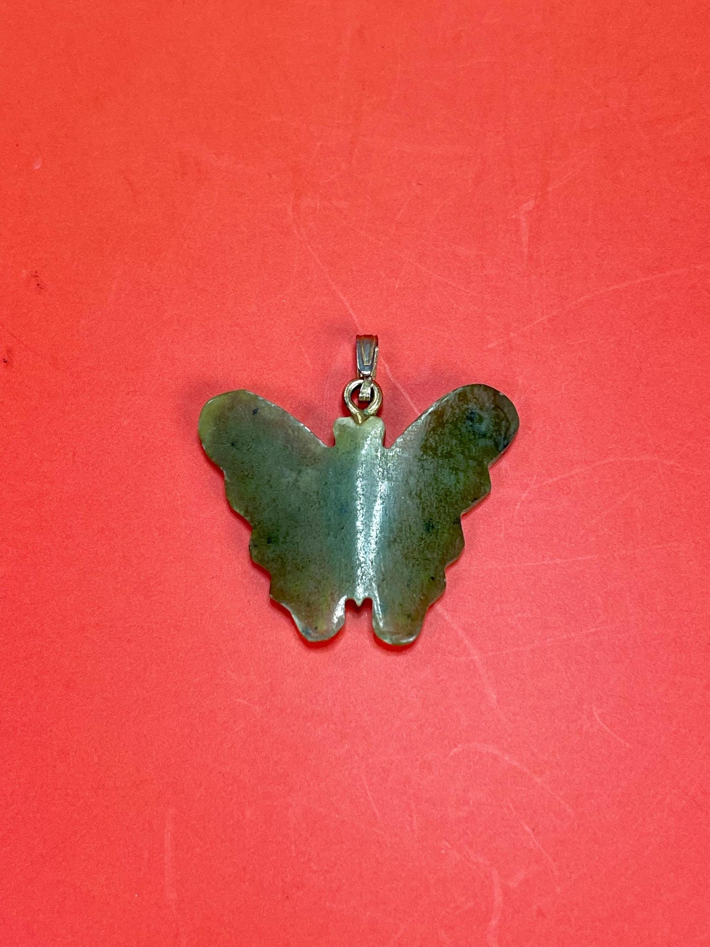 Lovely Jade Butterfly Pendant