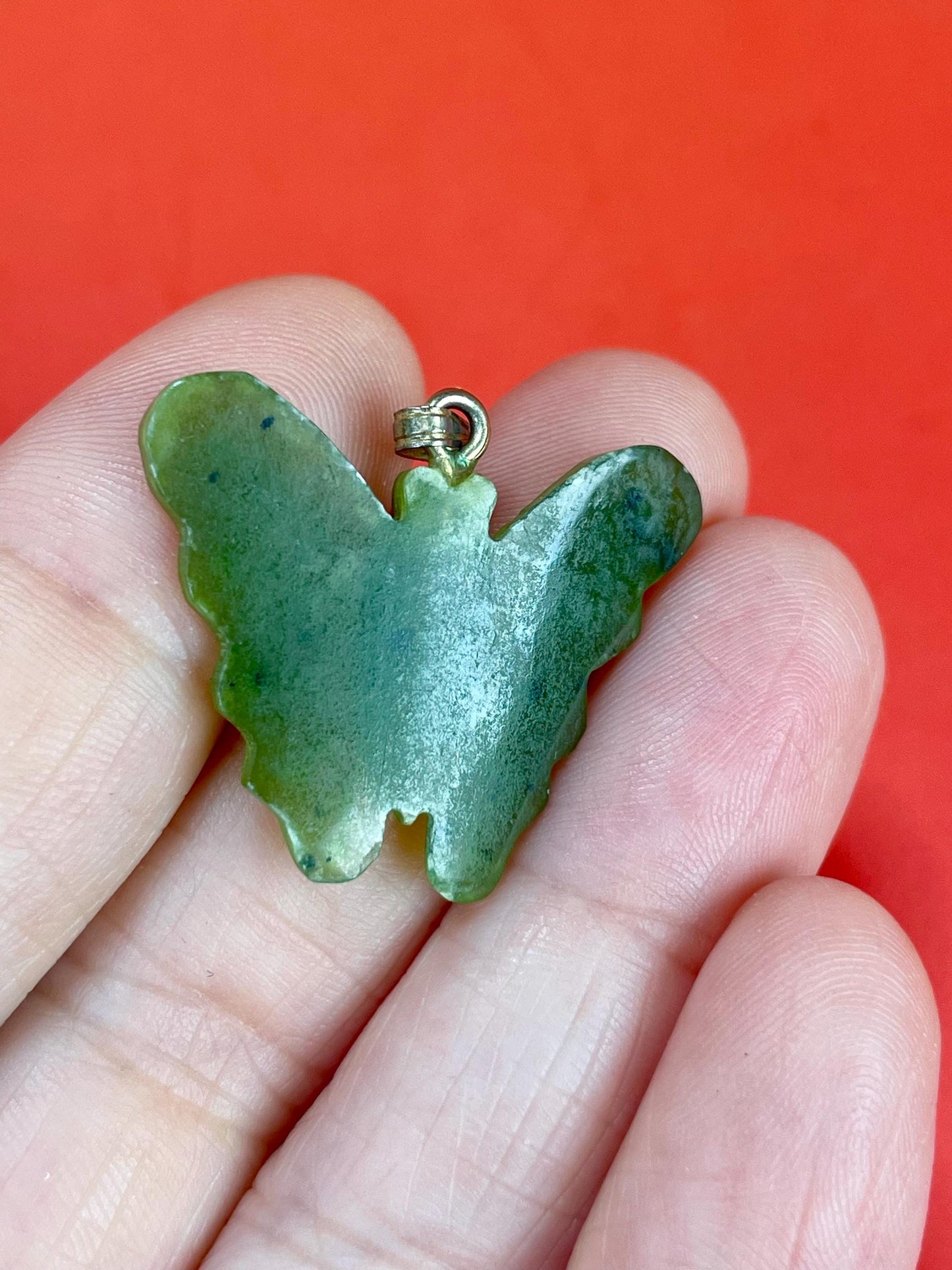 Lovely Jade Butterfly Pendant