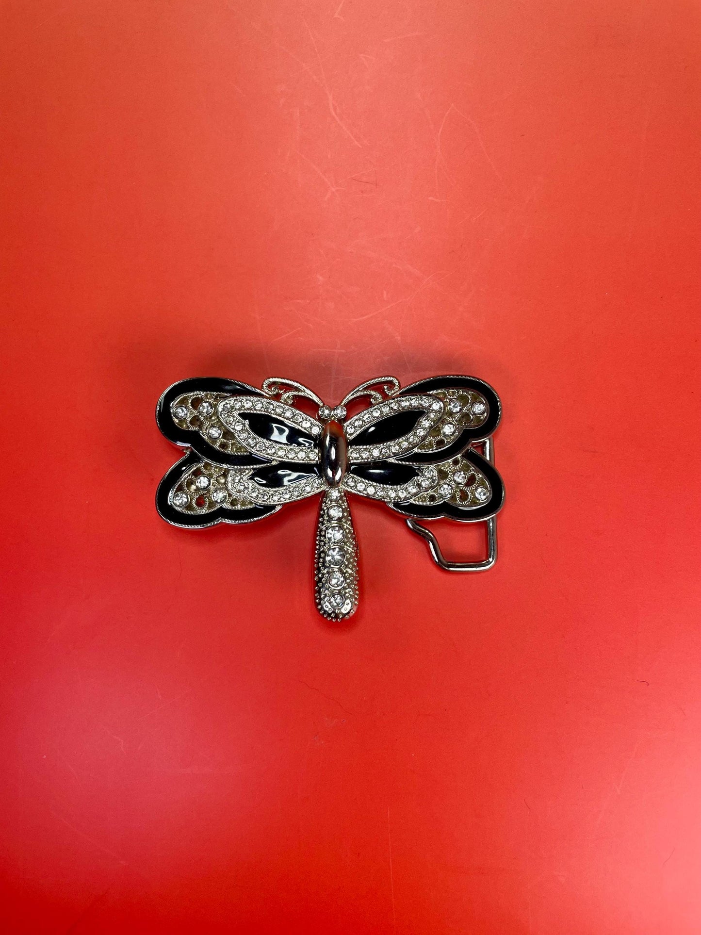 Very Cool Belt Buckle with Dragonfly Design