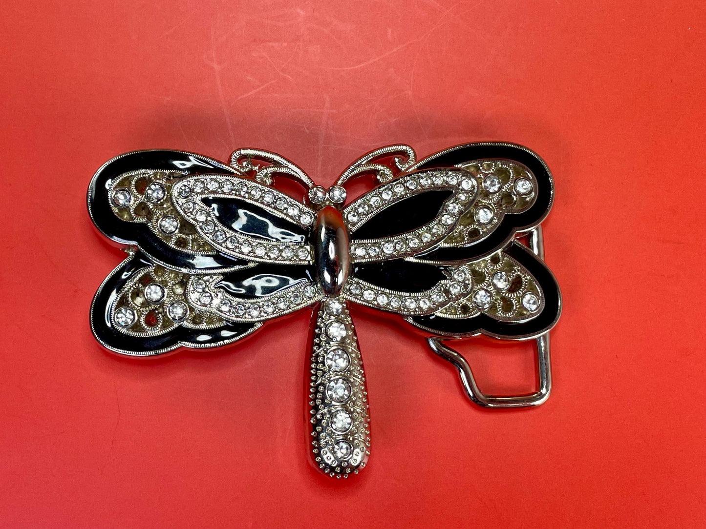 Very Cool Belt Buckle with Dragonfly Design