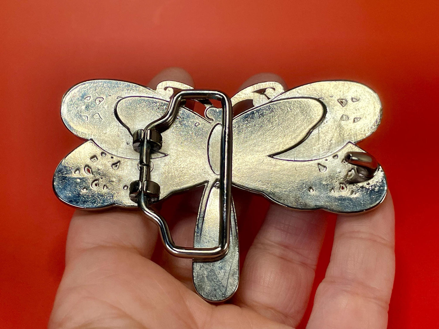 Very Cool Belt Buckle with Dragonfly Design