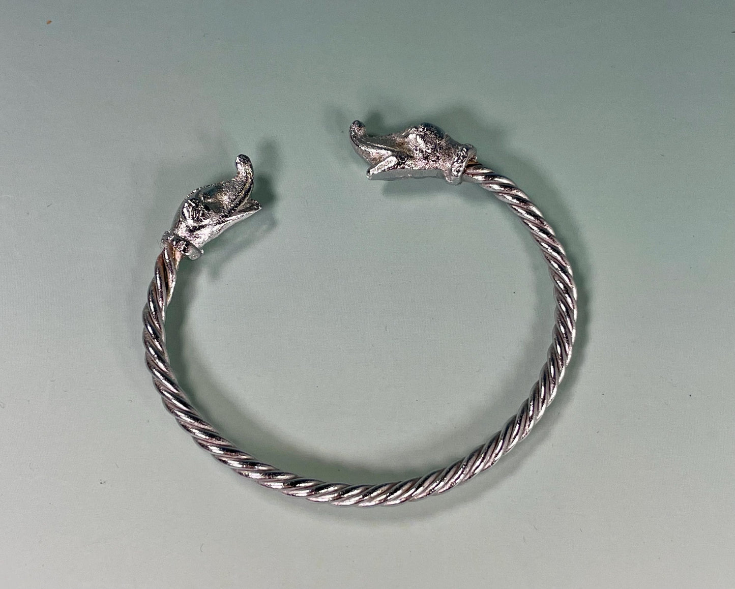 Interesting Design Bracelet  Untested Silver