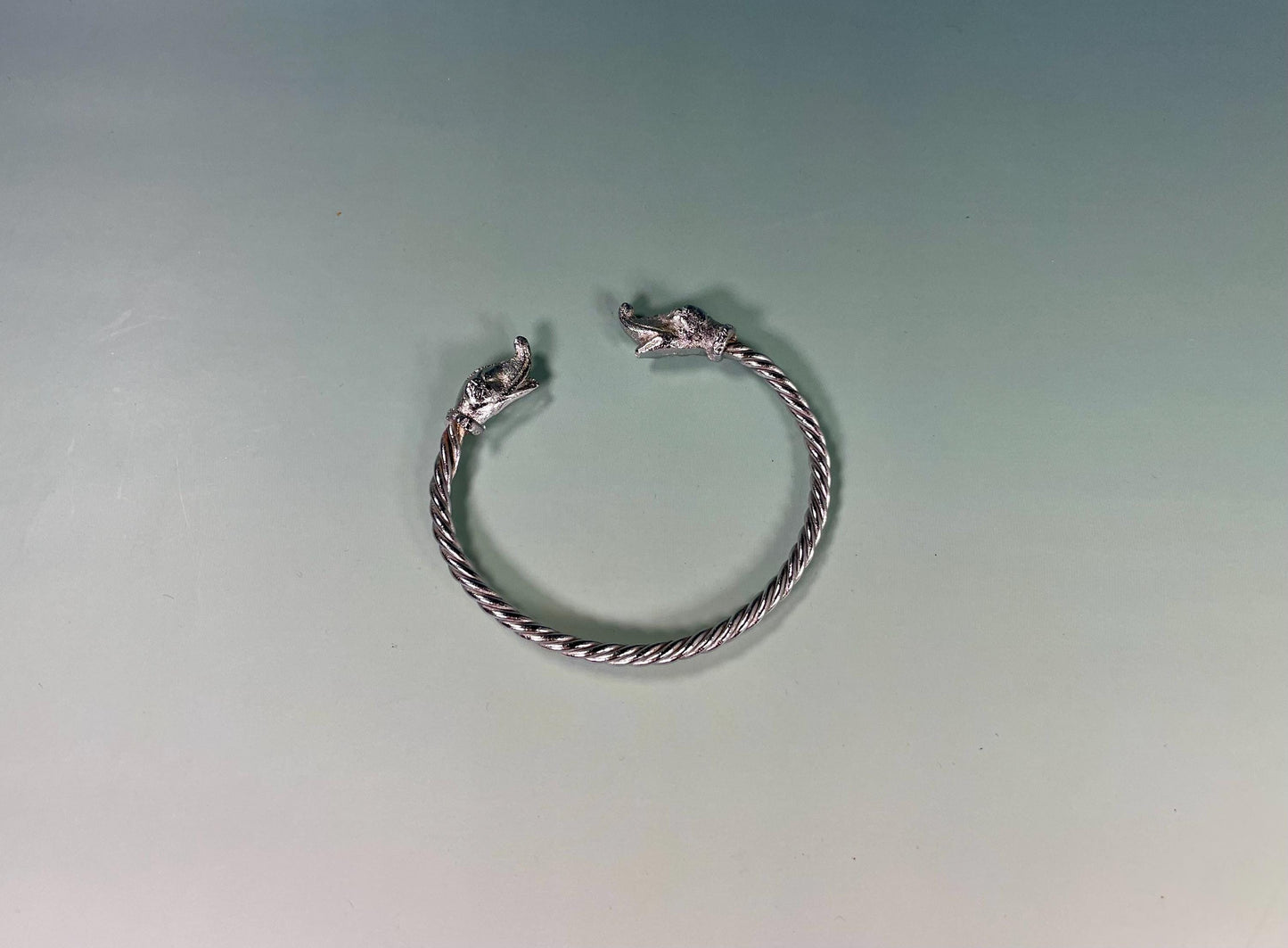 Interesting Design Bracelet  Untested Silver