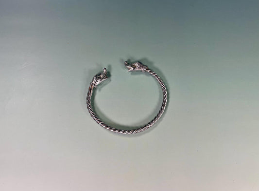 Interesting Design Bracelet  Untested Silver