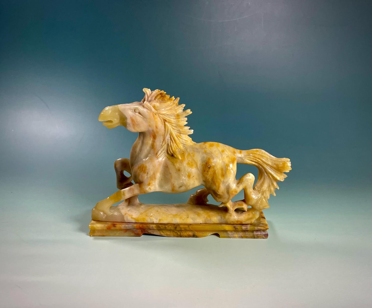 Hand-Carved Chinese Soapstone Sculpture