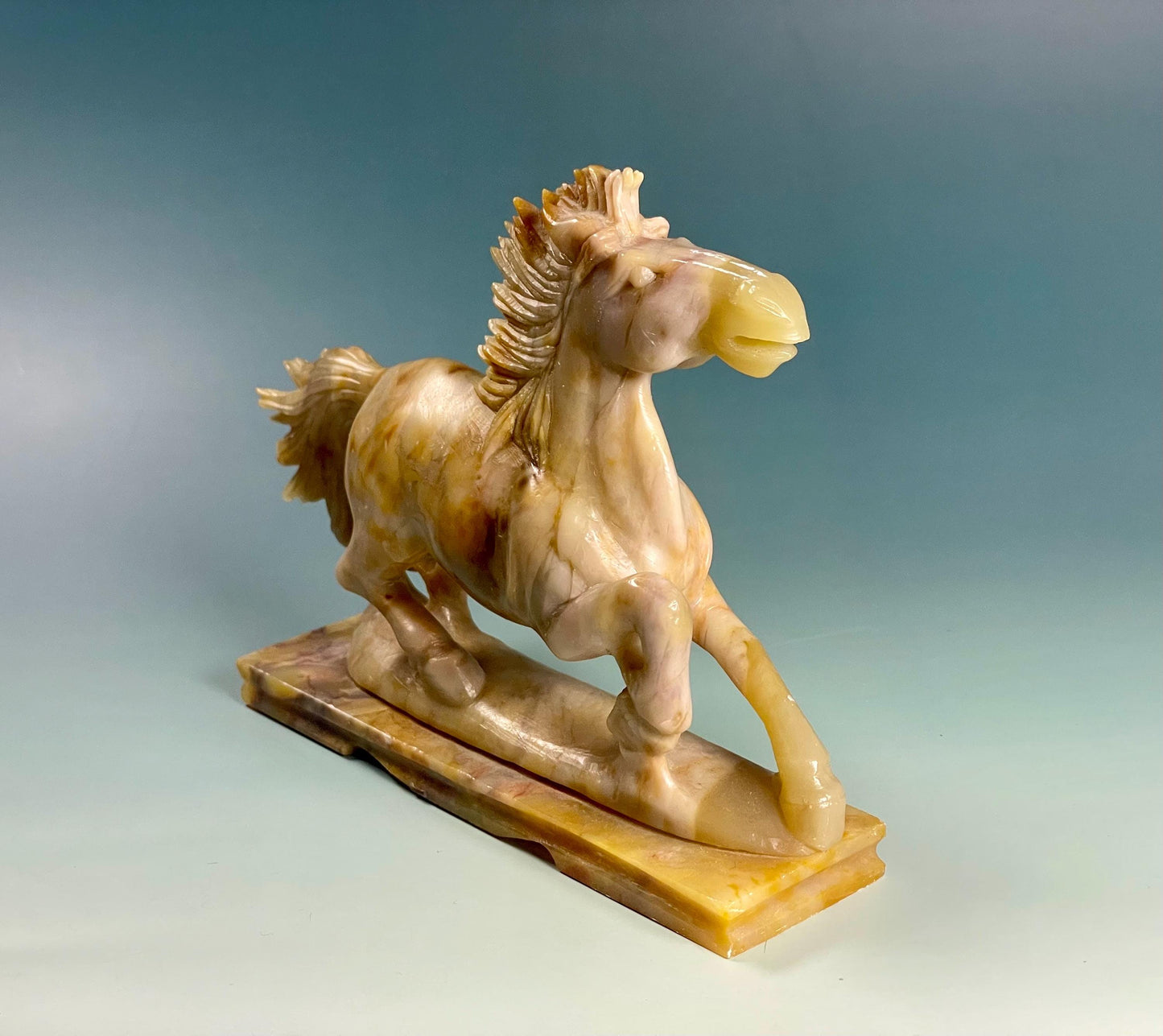 Hand-Carved Chinese Soapstone Sculpture