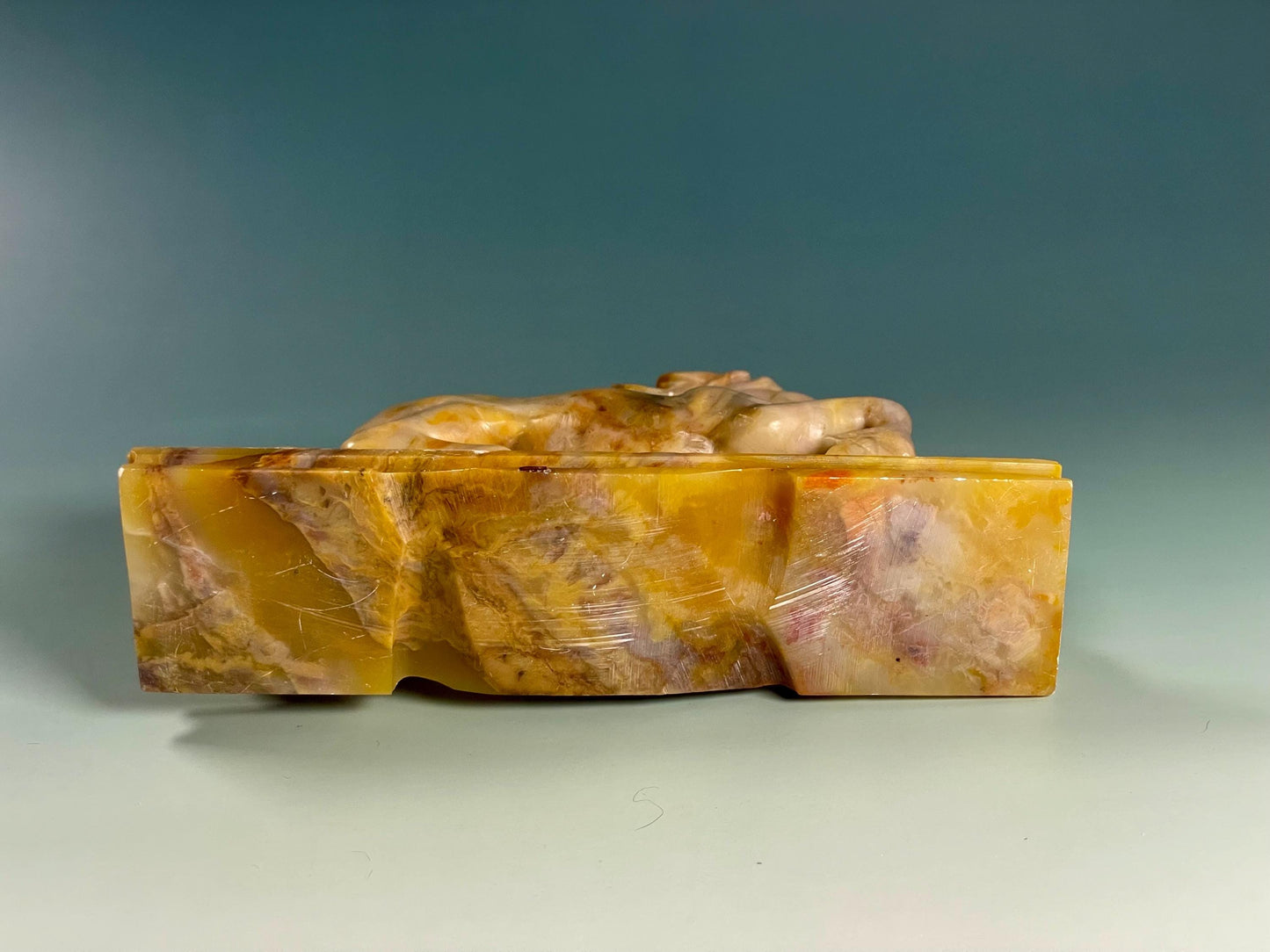 Hand-Carved Chinese Soapstone Sculpture