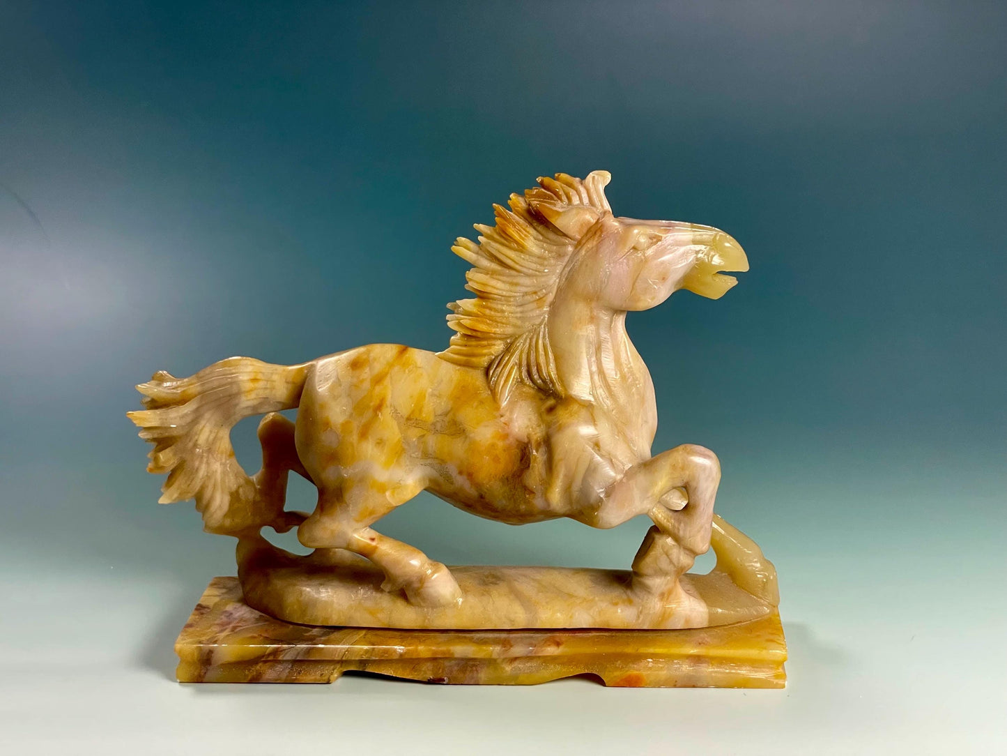 Hand-Carved Chinese Soapstone Sculpture