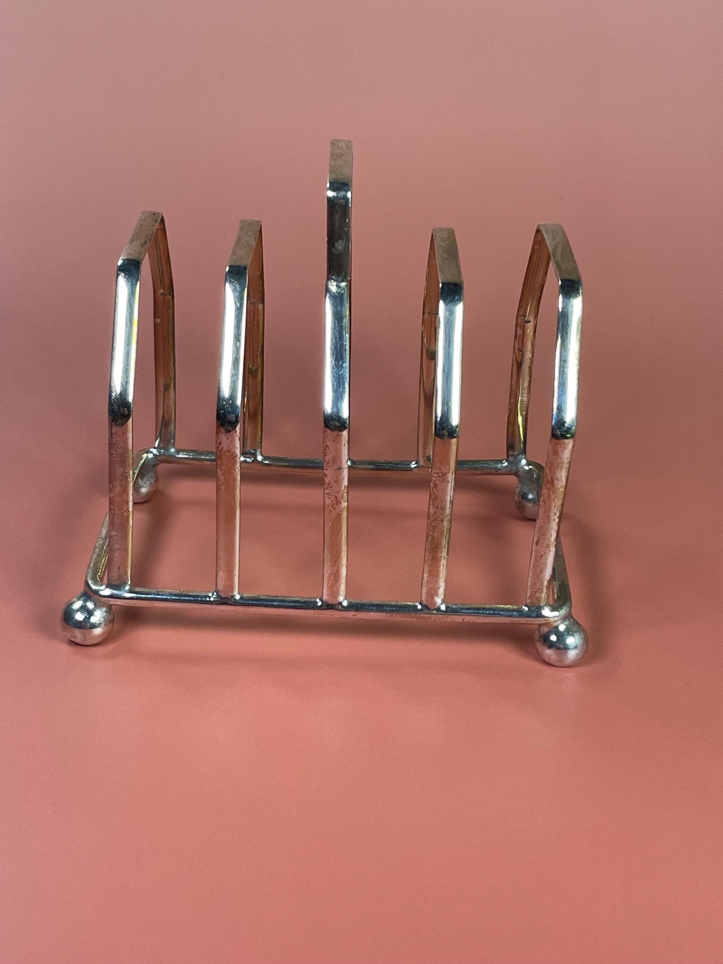 English Silver-Plated Toast Rack