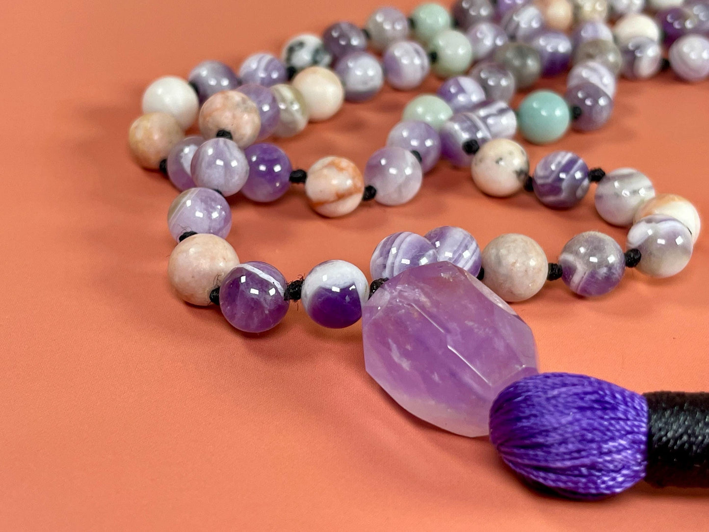 Beautiful amethyst Mala.  great gift