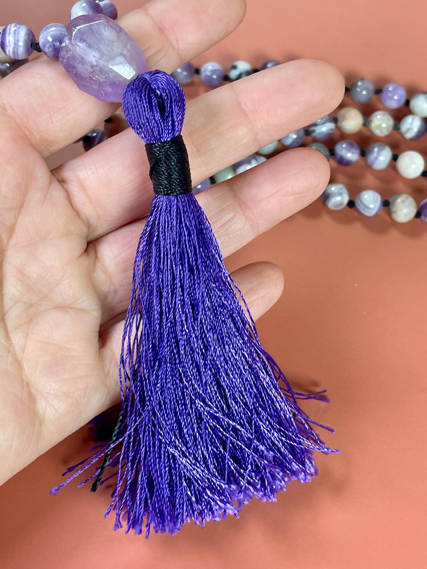 Beautiful amethyst Mala.  great gift