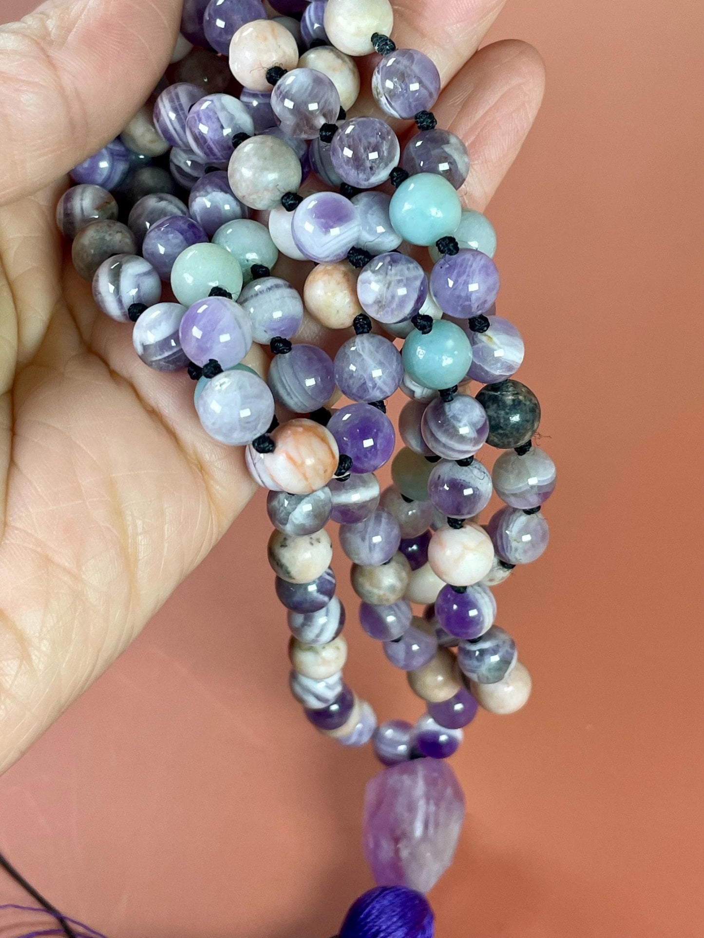 Beautiful amethyst Mala.  great gift