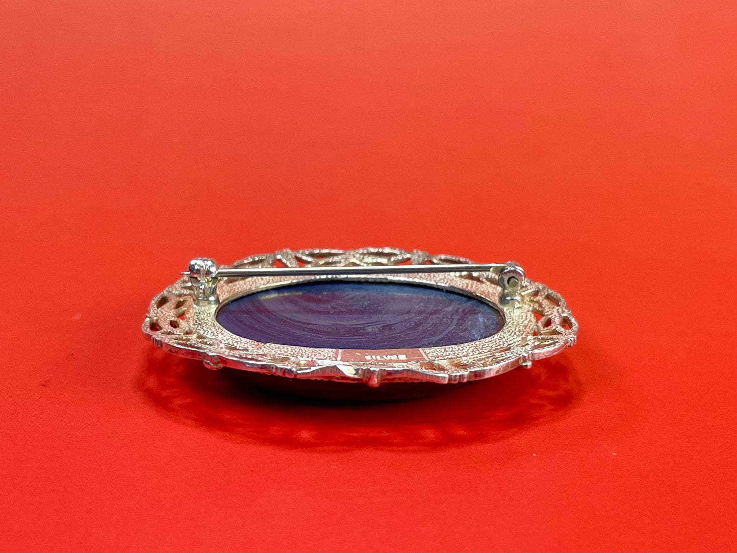 Stunning Sterling Silver and Stone Brooch