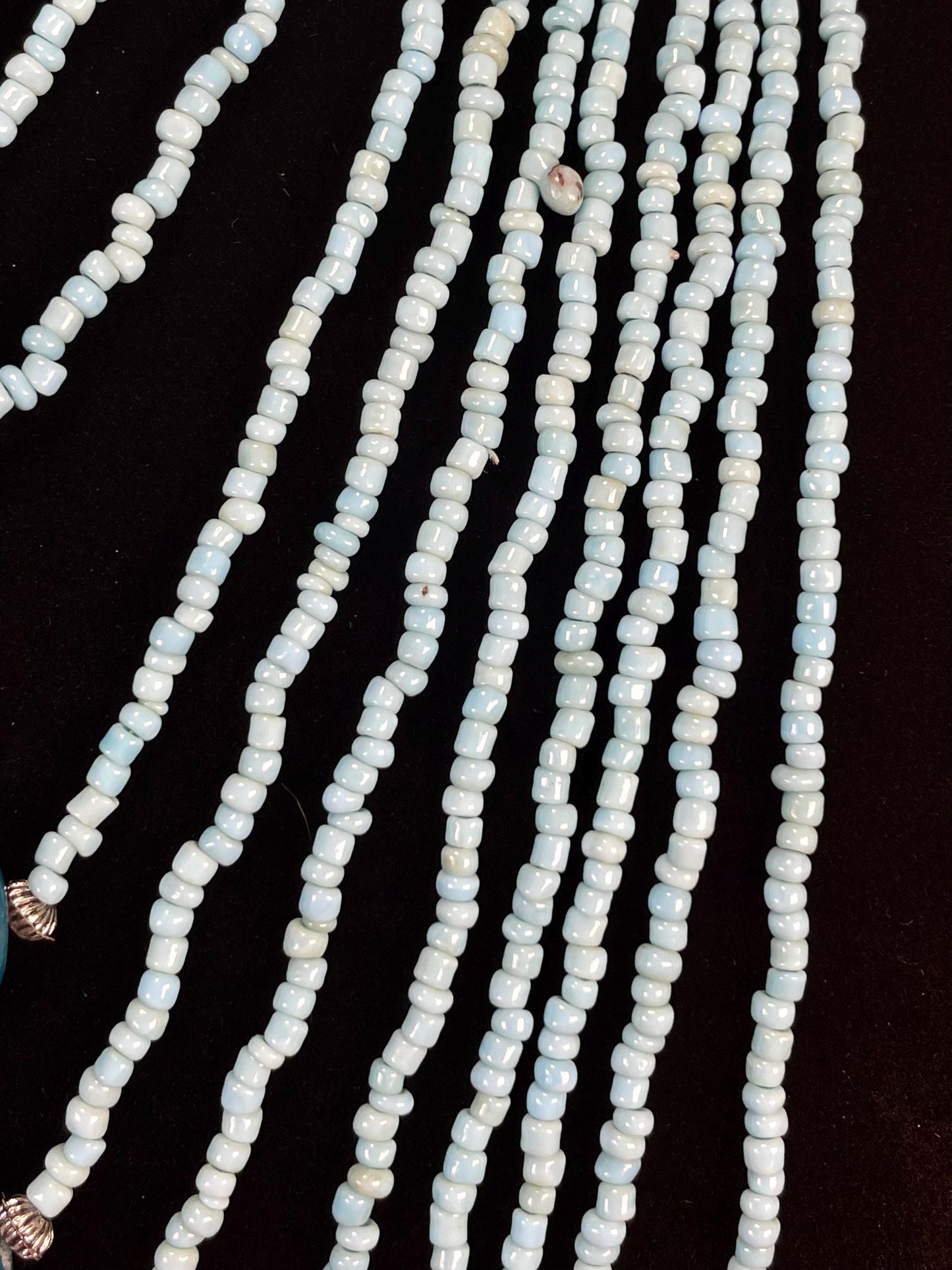 Elegant Turquoise and stone Beaded Layered Necklace