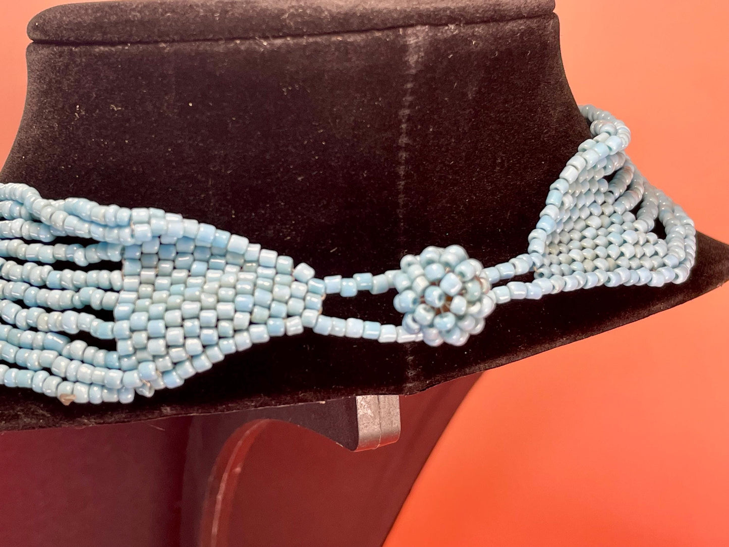 Elegant Turquoise and stone Beaded Layered Necklace