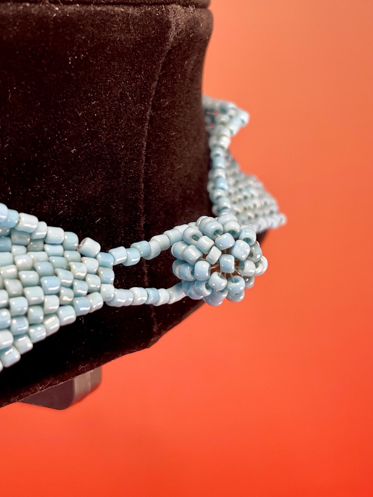 Elegant Turquoise and stone Beaded Layered Necklace