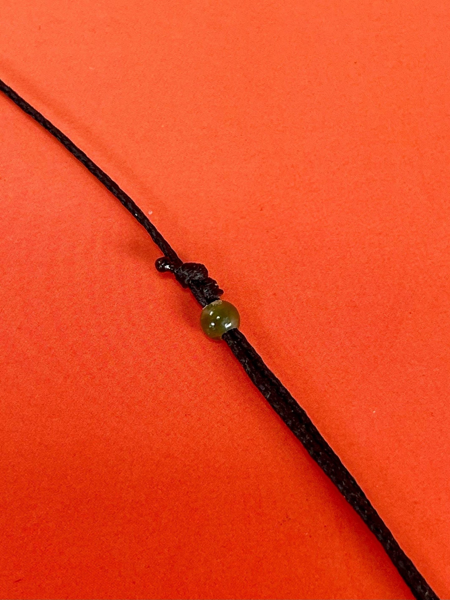 Charming Little Jade Stone pendant necklace - Adjustible