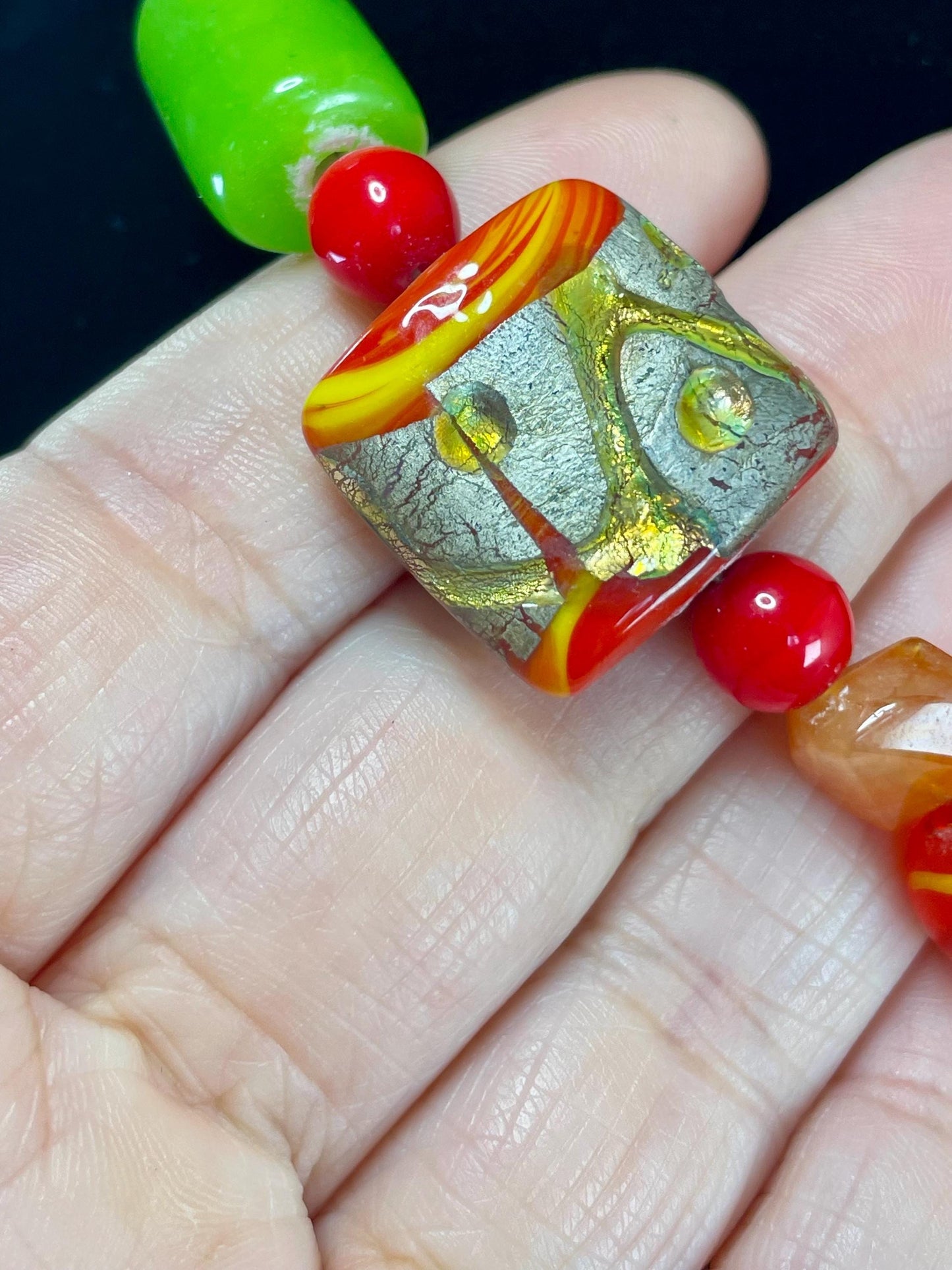 Glass Beaded Necklace  Beautiful and Unique Bead Designs