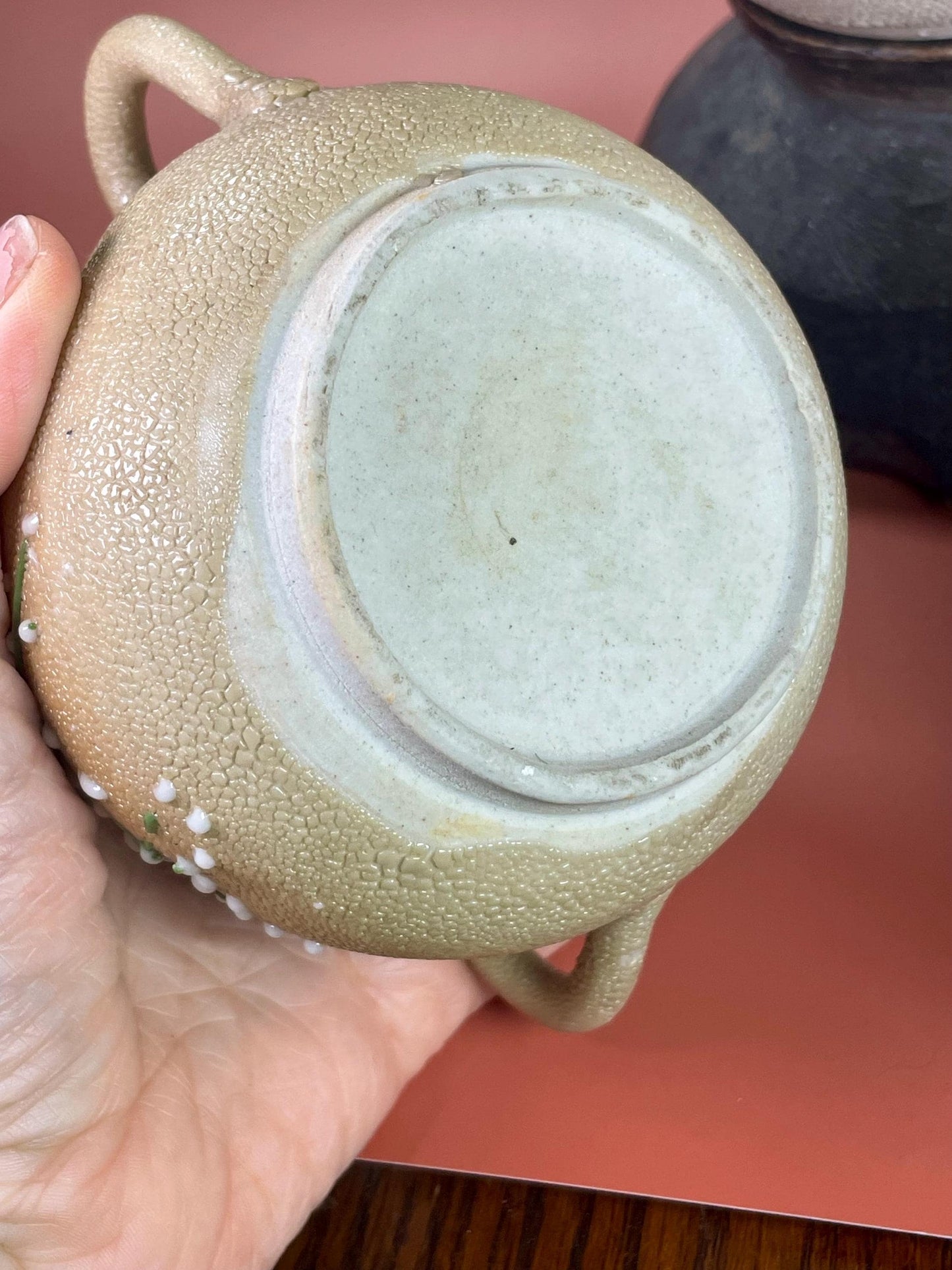 Japanese Antique Sharkskin Porcelain Tea Set