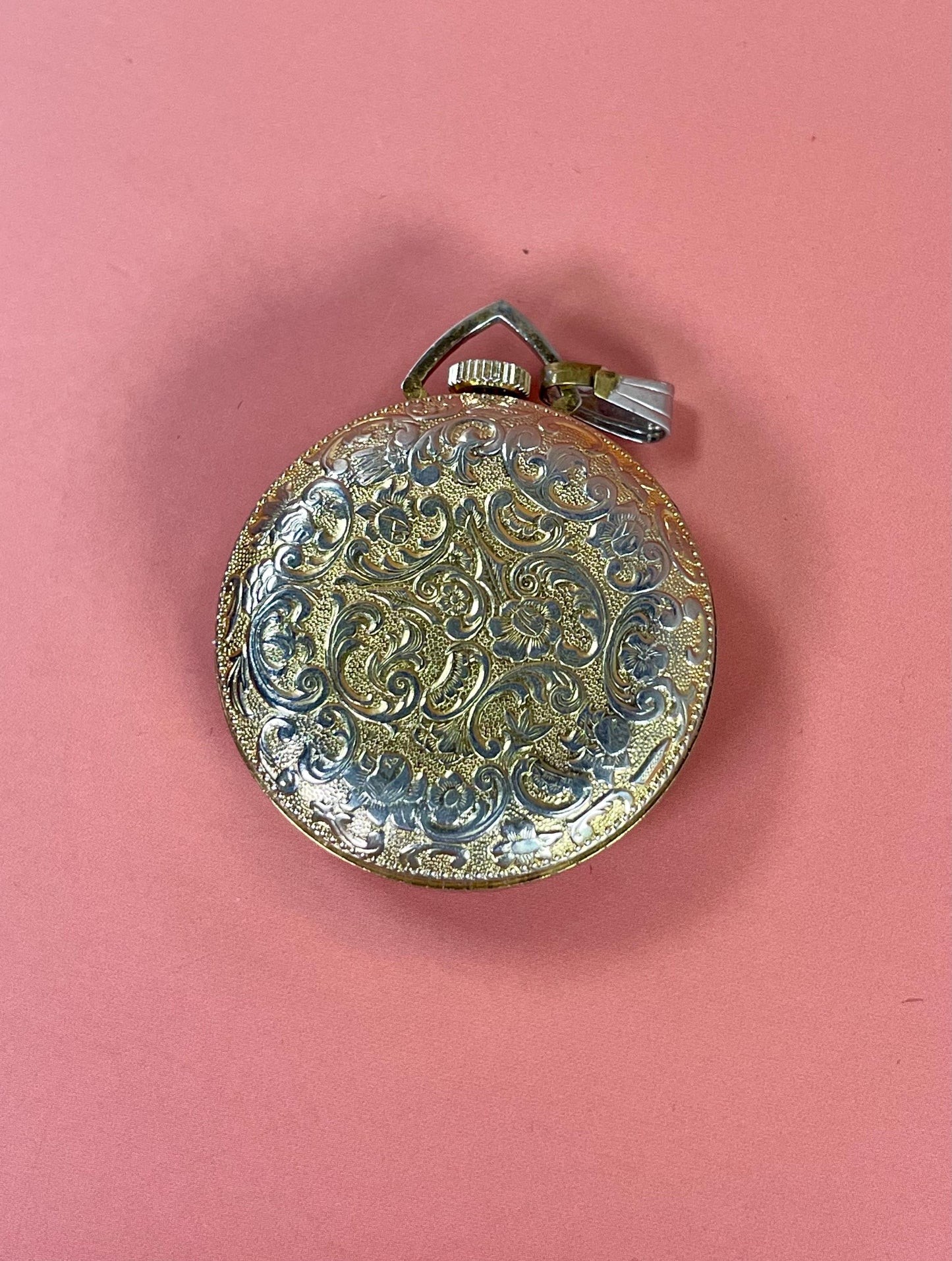 1.5 Pocket Watch with Roman Numerals (Needs Battery/Repairs)