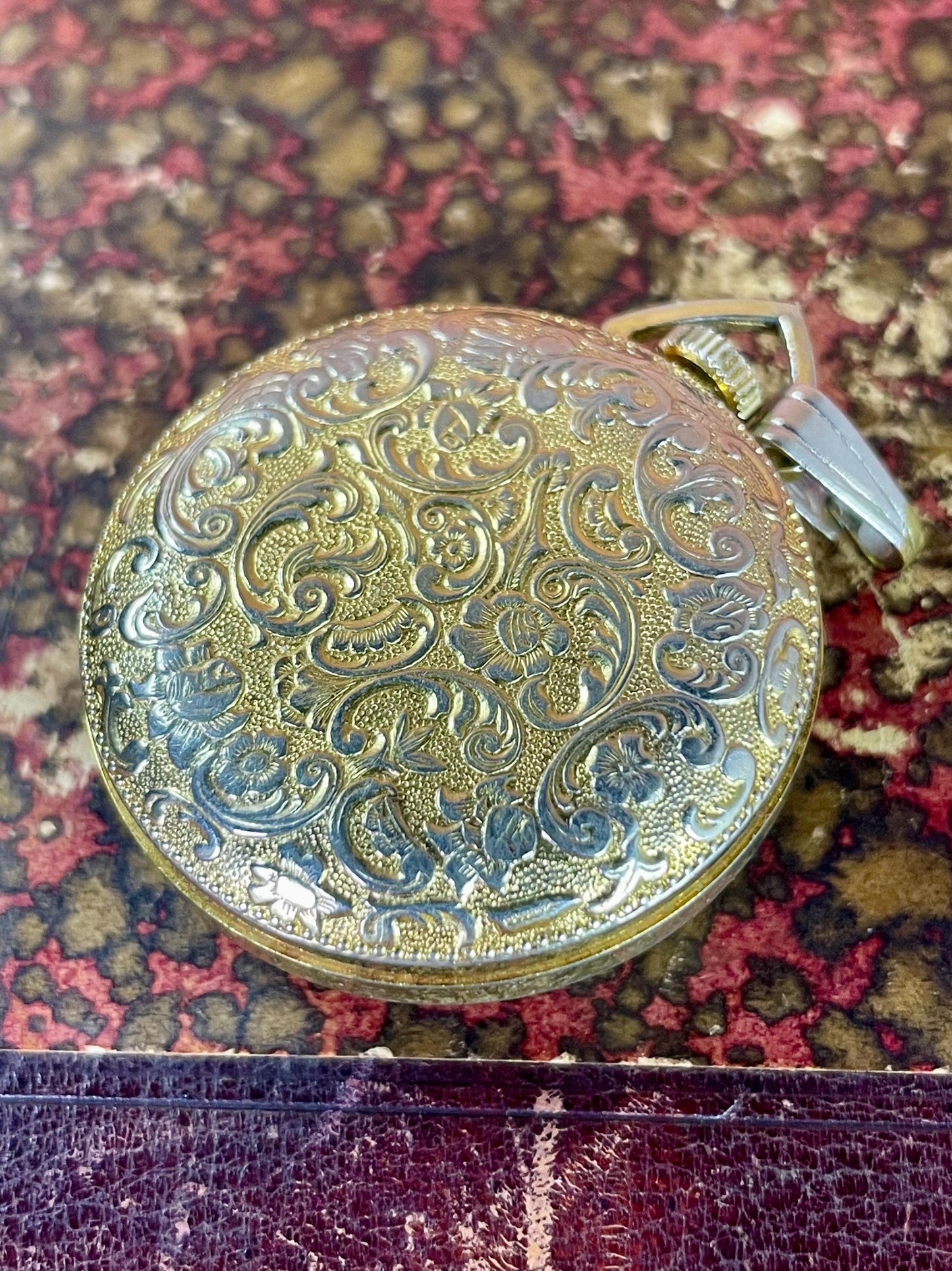 1.5 Pocket Watch with Roman Numerals (Needs Battery/Repairs)