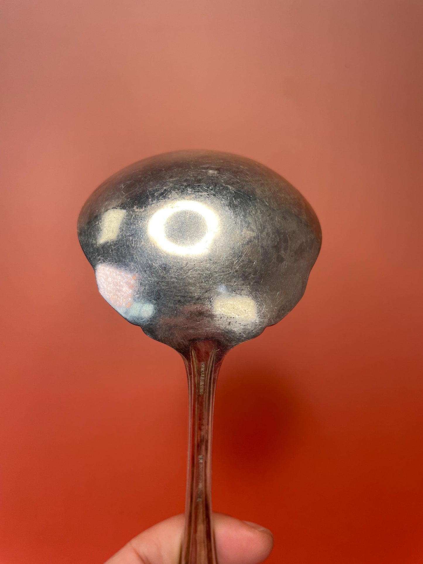 6.25 inch long, Antique Silver plated ladle  Nice condition