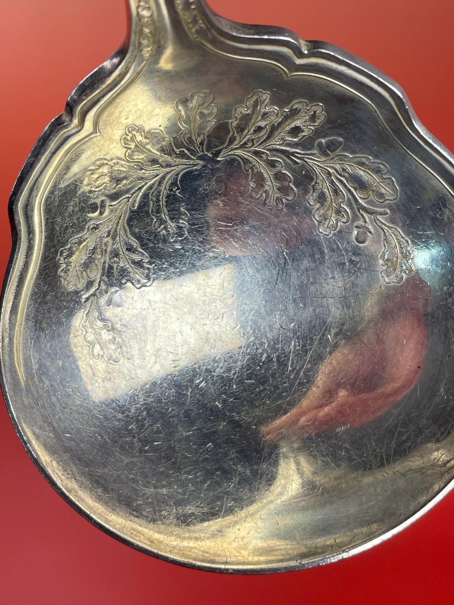 6.25 inch long, Antique Silver plated ladle  Nice condition