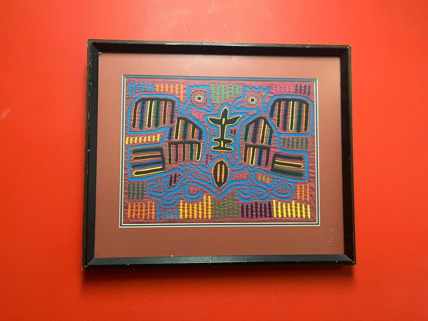 Beautiful huge South American MOLA infra  great imagery and detail  23 x 19 mola great Condition  South American art