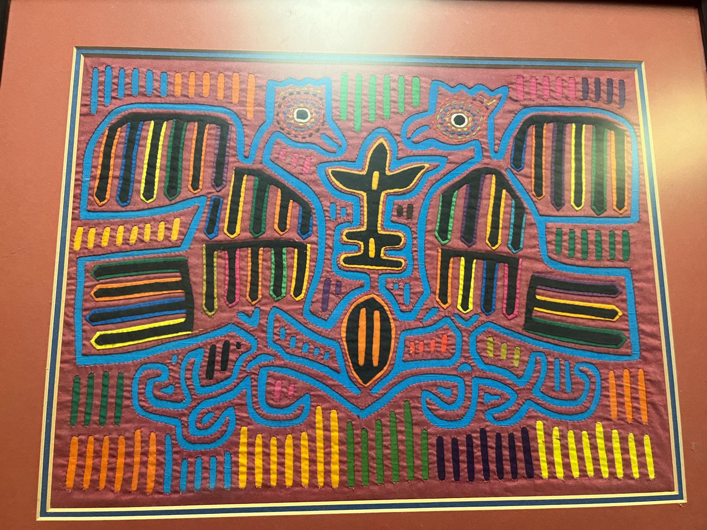 Beautiful huge South American MOLA infra  great imagery and detail  23 x 19 mola great Condition  South American art