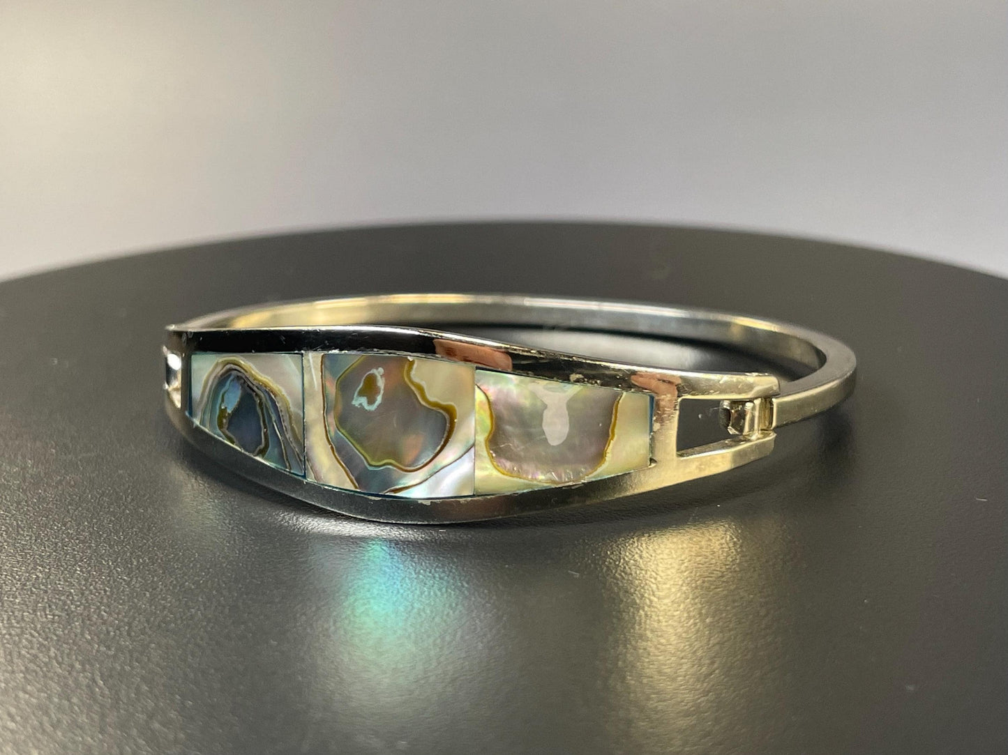 Abalone and Mexican Sterling silver bracelet