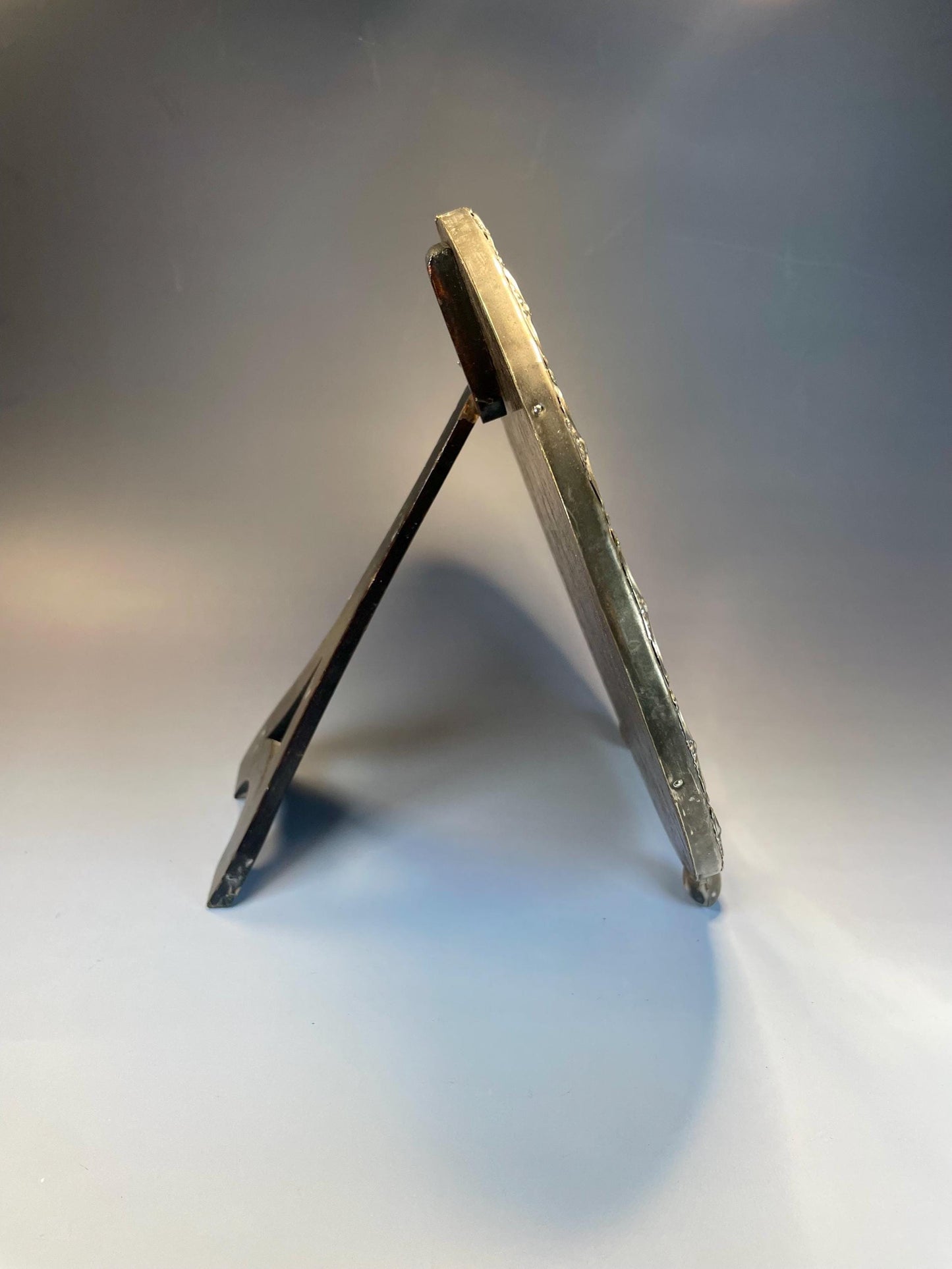 Beautiful Ornate Antique Silver Plated Mirror