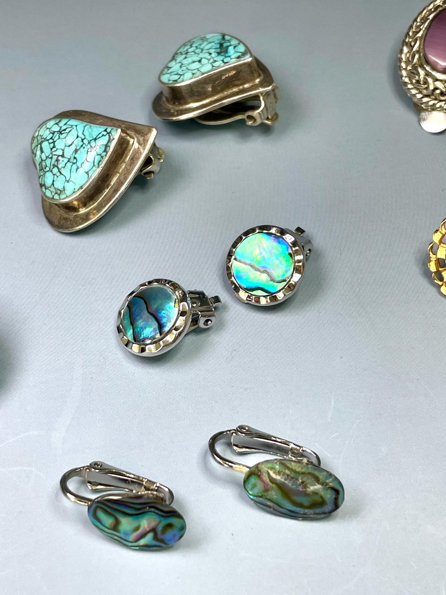 Lot of 13 pairs of Clip-on Earrings