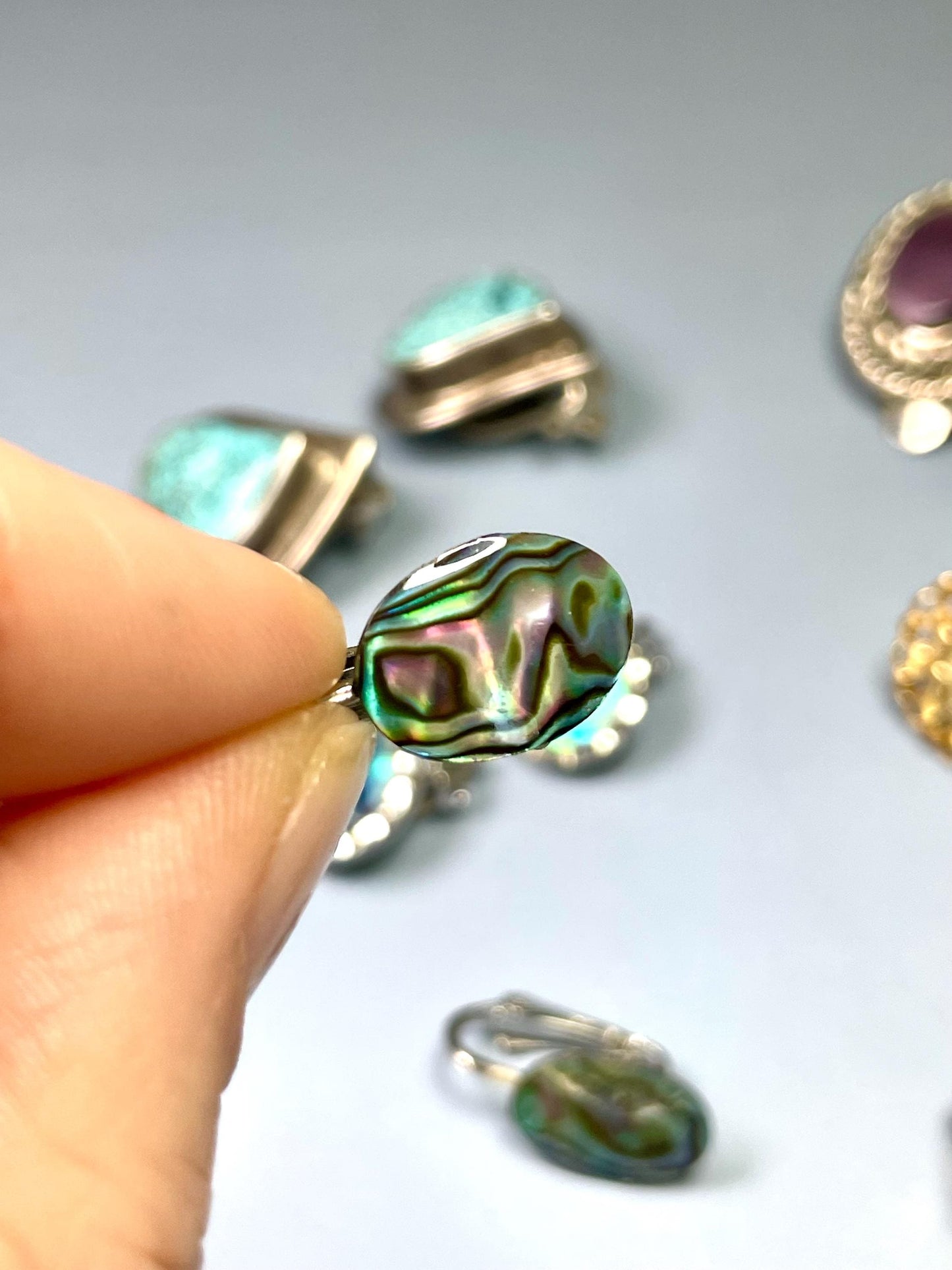 Lot of 13 pairs of Clip-on Earrings