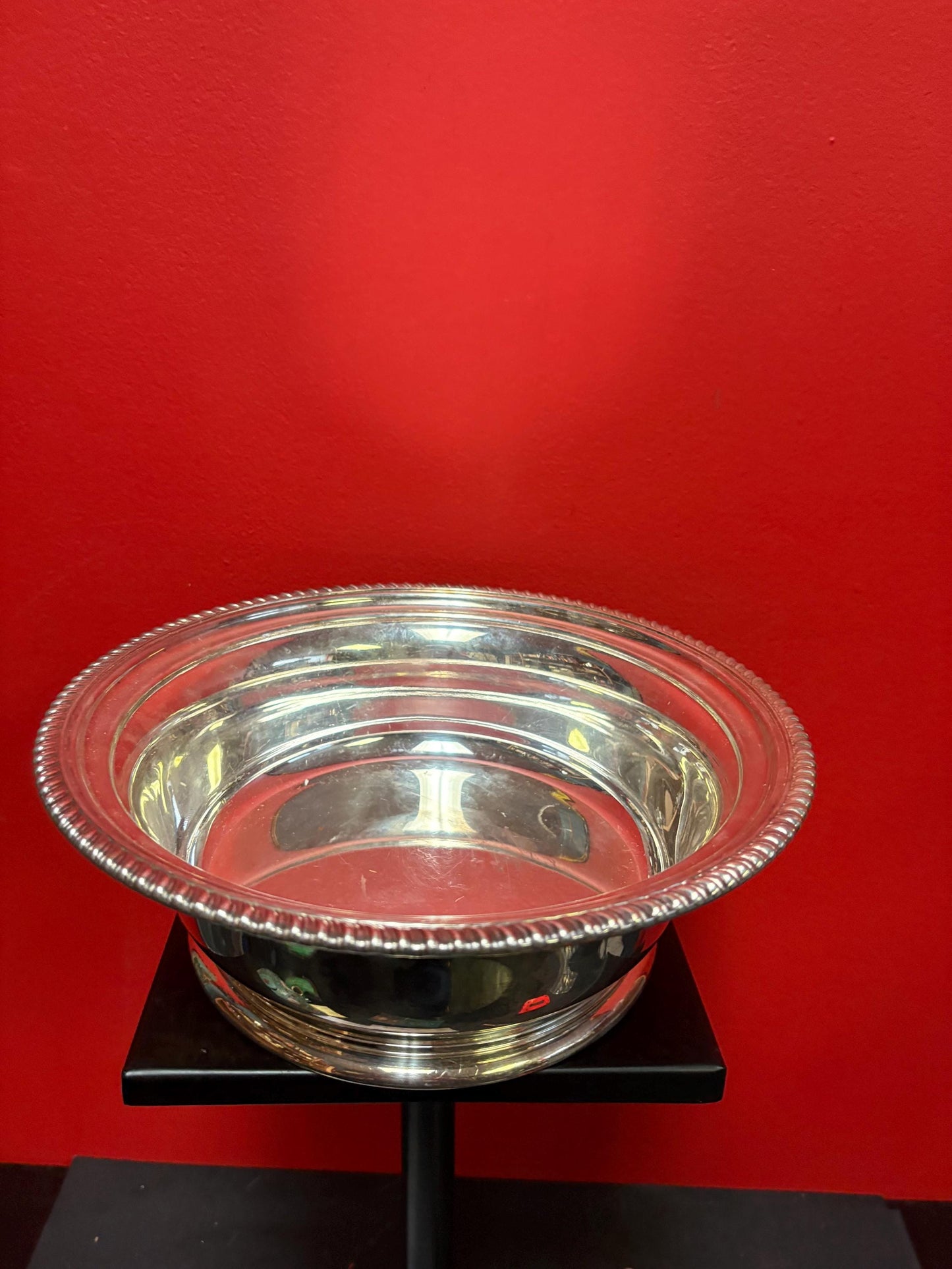 Stunning Canadian antique BIRKS Regency silver plated large bowl  great for serving  10.5 inches across and 4 inches high  gift alert
