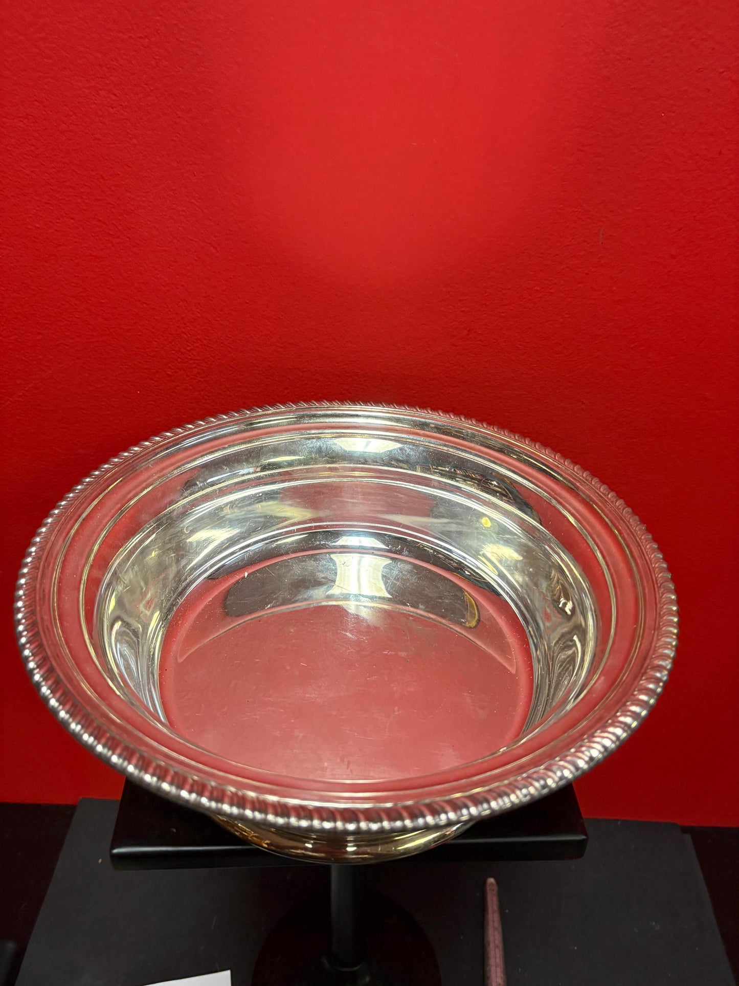 Stunning Canadian antique BIRKS Regency silver plated large bowl  great for serving  10.5 inches across and 4 inches high  gift alert