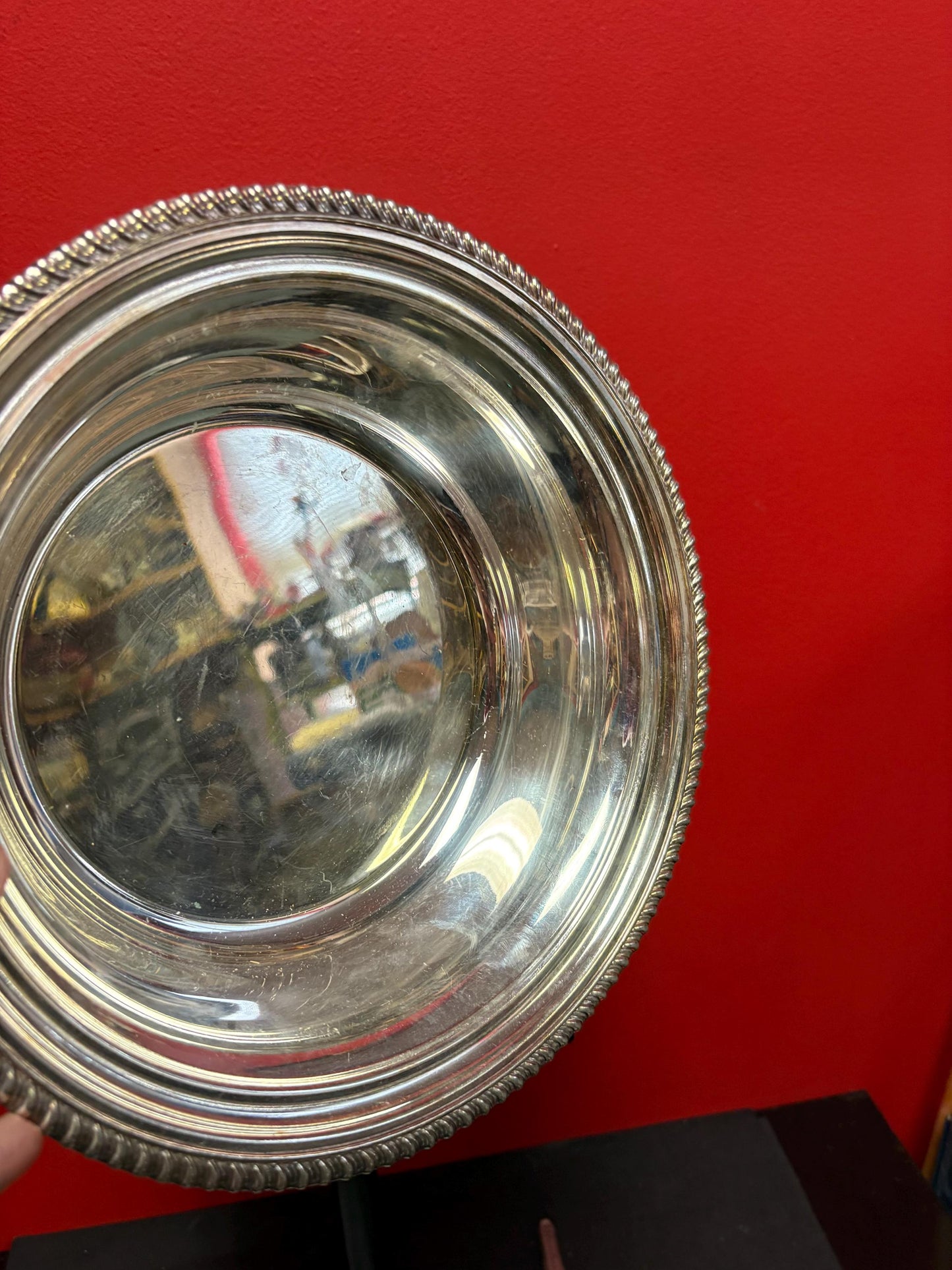 Stunning Canadian antique BIRKS Regency silver plated large bowl  great for serving  10.5 inches across and 4 inches high  gift alert