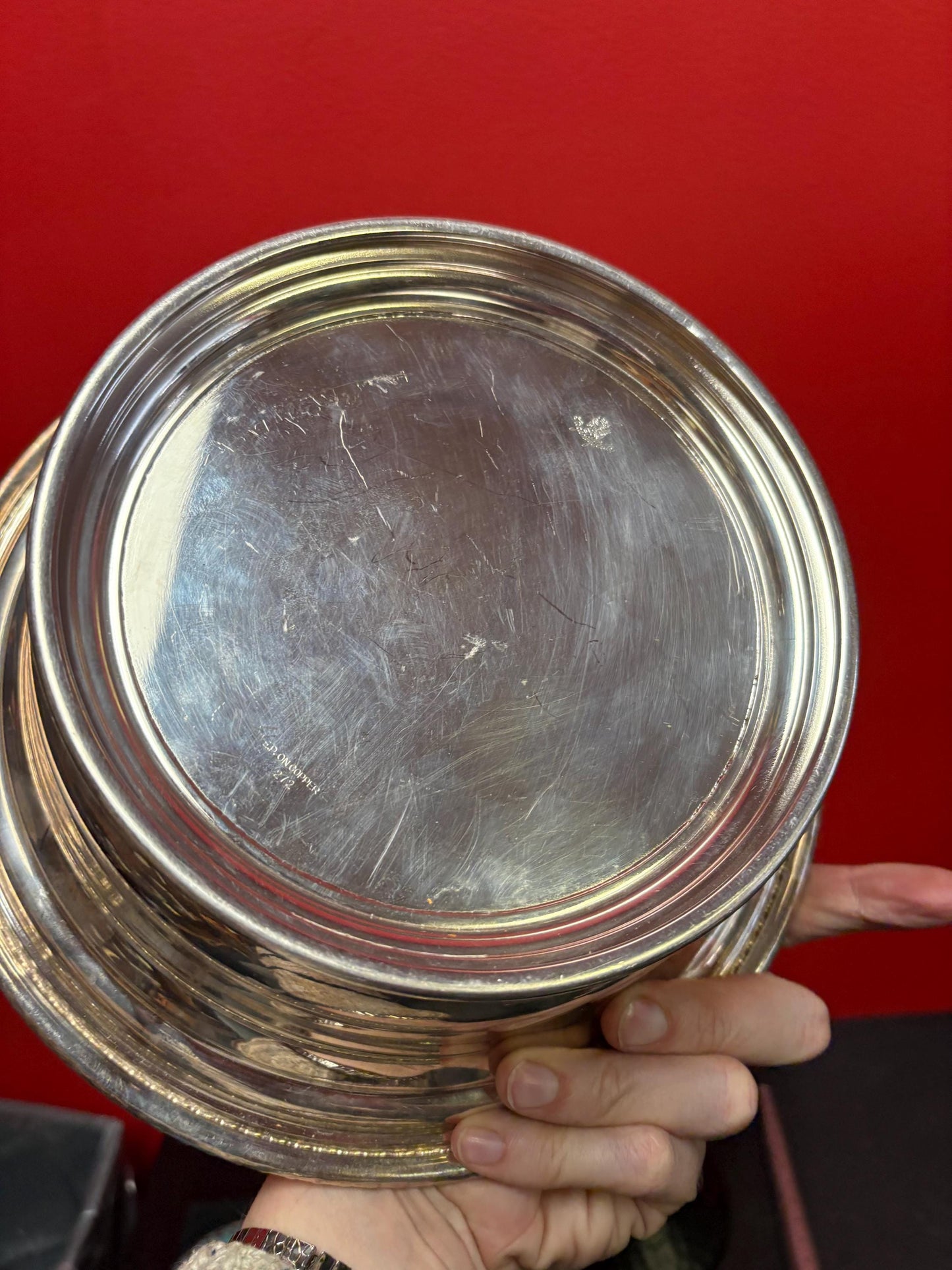 Stunning Canadian antique BIRKS Regency silver plated large bowl  great for serving  10.5 inches across and 4 inches high  gift alert