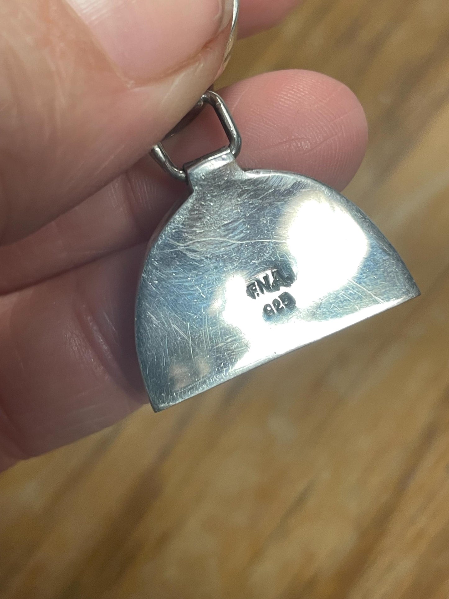 Stunning Native Abalone and Sterling Silver Bracelet