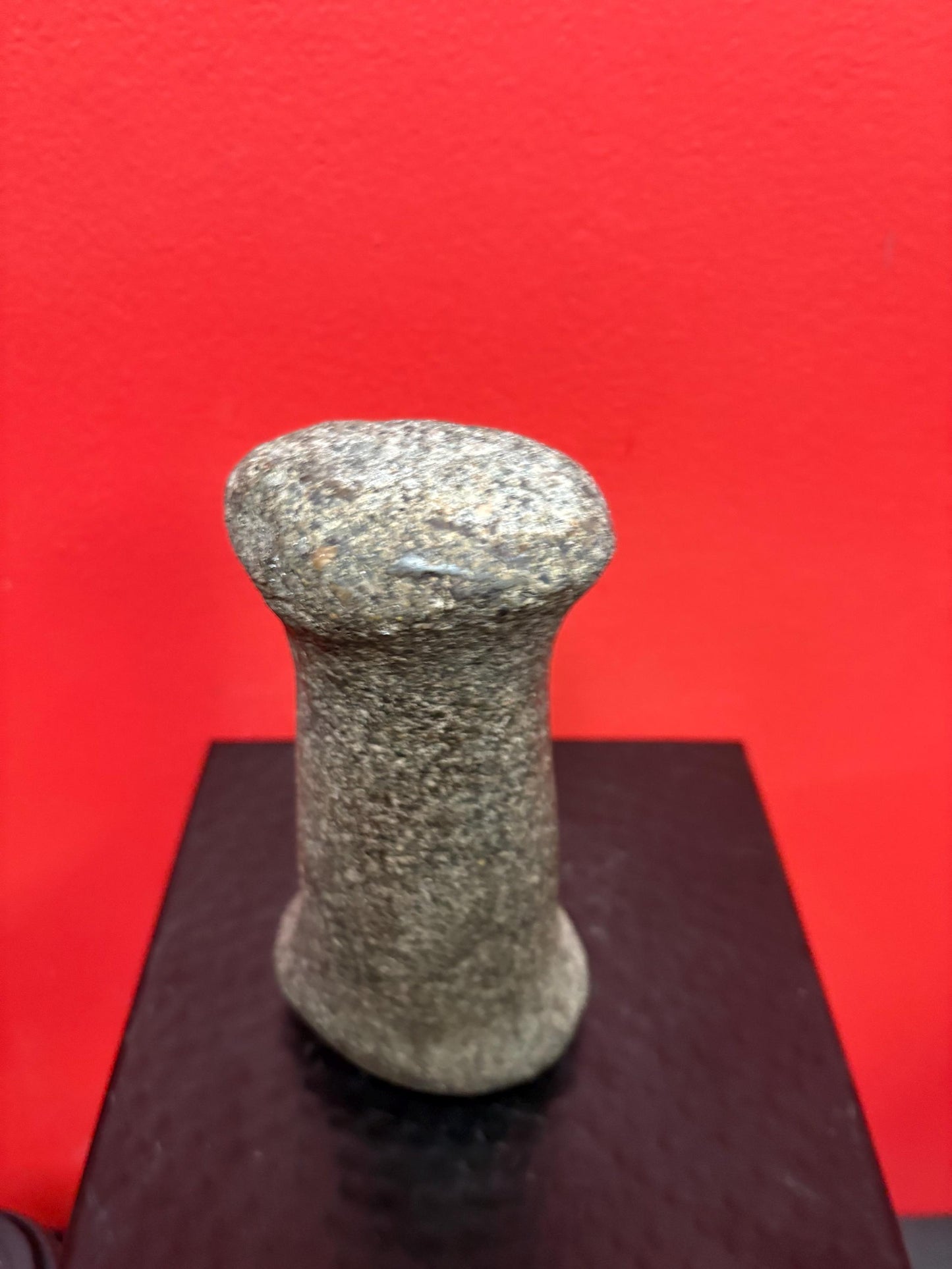 7 inch high authentic antique indigenous first nations Pacific Northwest Coast stone  plummet tool  from Vancouver Island collection