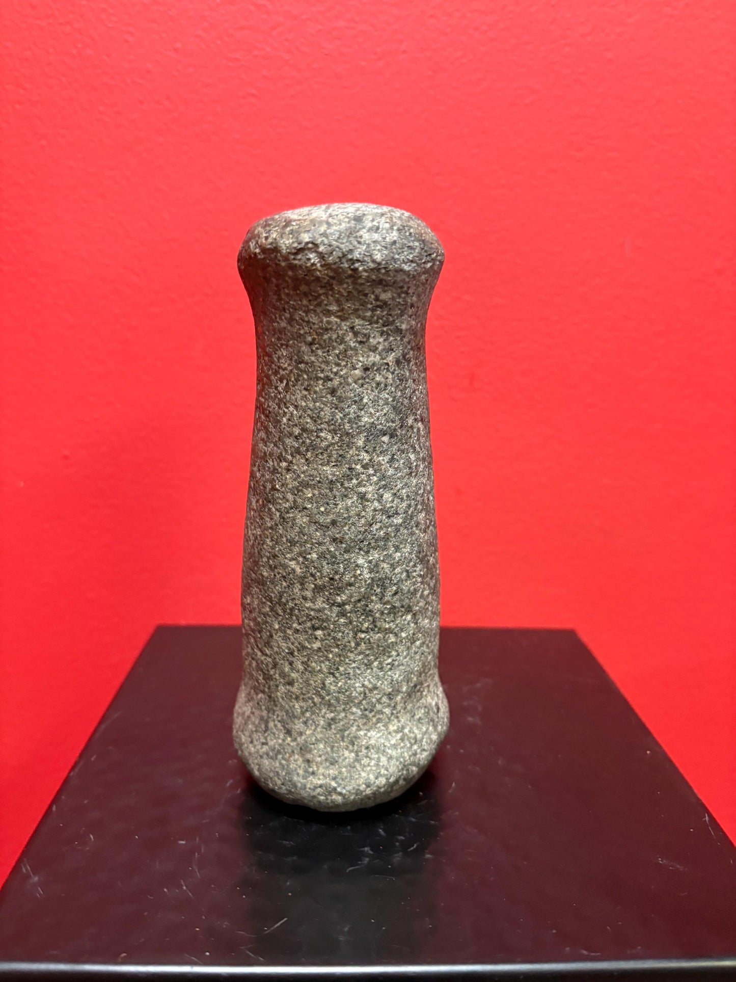 7 inch high authentic antique indigenous first nations Pacific Northwest Coast stone  plummet tool  from Vancouver Island collection
