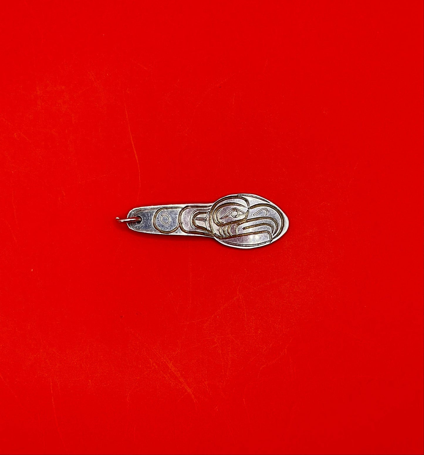 Beautiful indigenous first nations Pacific northwest coast eagle pendant